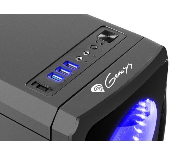 NATEC Genesis Titan 750 USB 3.0 z oknem niebieskie podświetlenie NPC-1126 - 414010 - zdjęcie 5